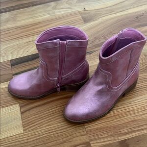 Pink Ankle Boots